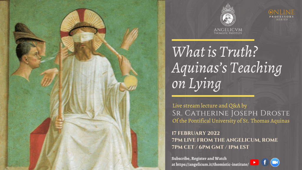 What is Truth? Aquinas’s Teaching on Lying (Video)