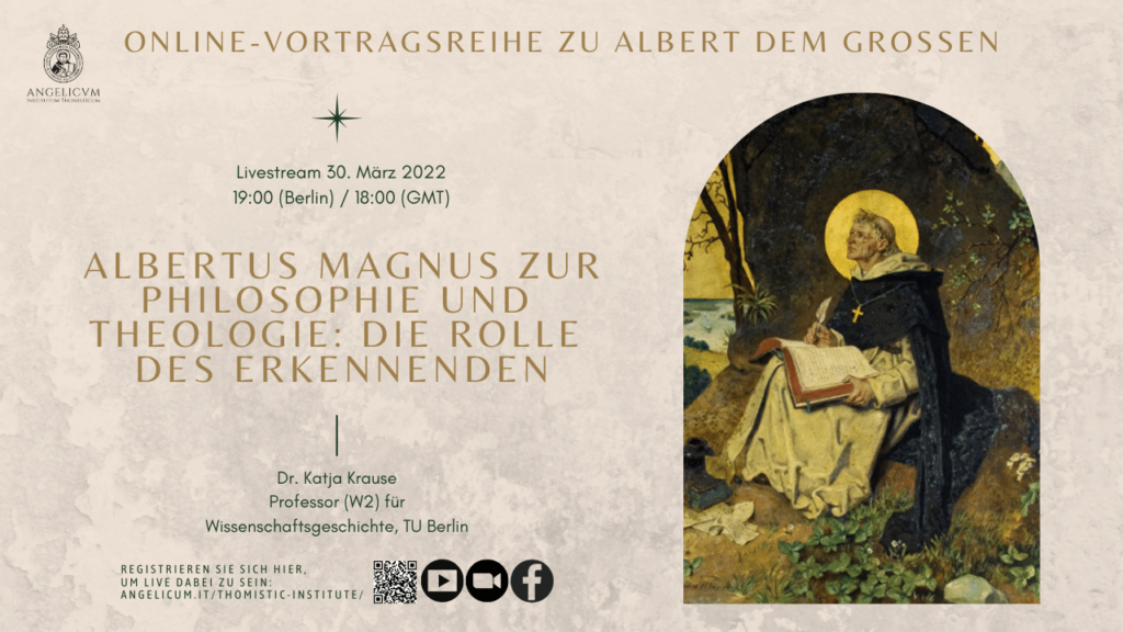 Albertus Magnus zur Philosophie und Theologie: Die Rolle des Erkennenden