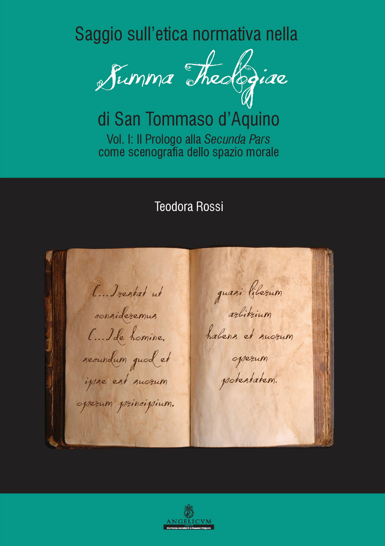 Saggio sull’etica normativa nella Summa Theologiae di San Tommaso d’Aquino book cover