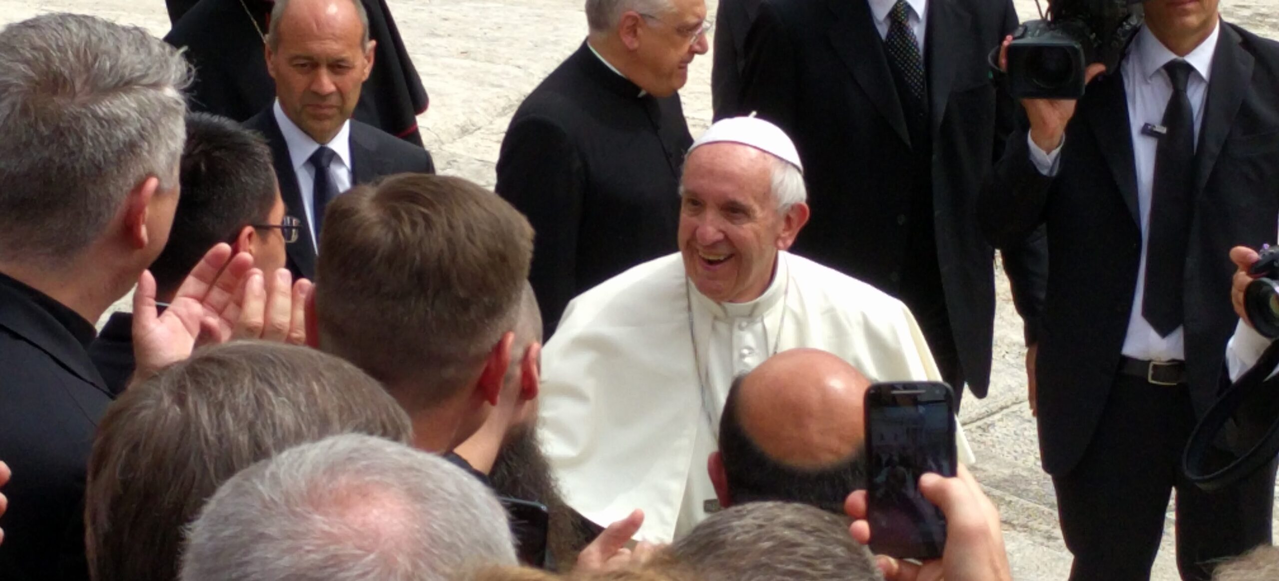 with Pope Francis for Pontifical Universities Rome -