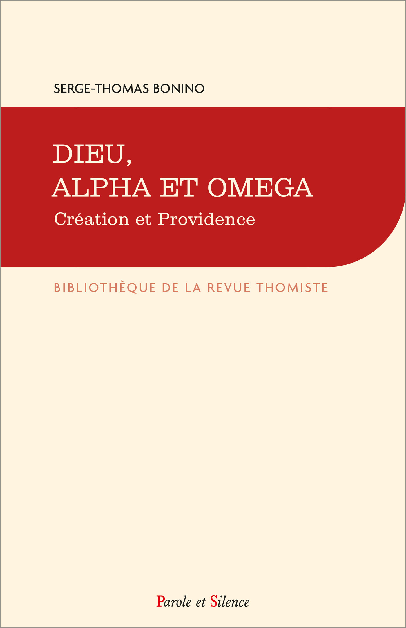 Dieu, Alpha et Omega Création et Providence book cover